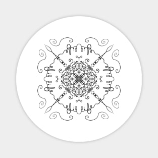 Love Your Life Mandala Magnet